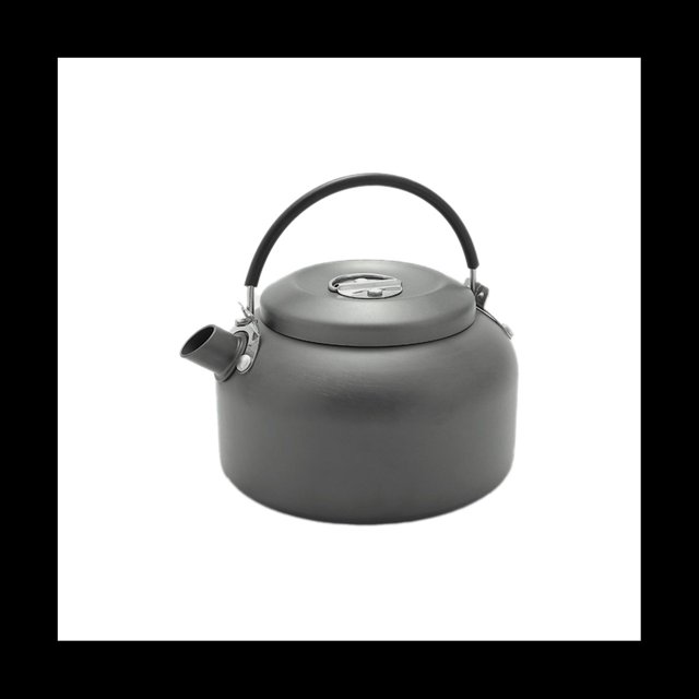 Tetera para Acampar Al Aire Libre Tetera de Tetera para Acampar Olla PortáTil de Aluminio para Acampar, Utensilios de Cocina para Exteriores, 1.4L
