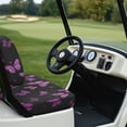 thumbnail image 6 of Pzuqiu Purple Butterfly Design Golf Cart Seat Covers Breathable, Lightweight Golfcart Accessories Fit for EZGO Club Car, 6 of 10