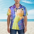 thumbnail image 2 of Lsque inside out 2 Pattern Hawaiian Shirt for Men Unisex Summer Beach Casual Short Sleeve Cotton Linen Button Down Shirts-3X-Large, 2 of 6