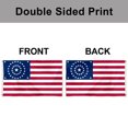 thumbnail image 4 of Dutern Double Sided US 38 Star Flag Concentric Circles Flag Banner 3 Ply with Brass Grommets 3x5 Feet, 4 of 4