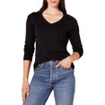 thumbnail image 1 of walmart Essentials Womens Lightweight V-Neck Sweater, 1 of 8