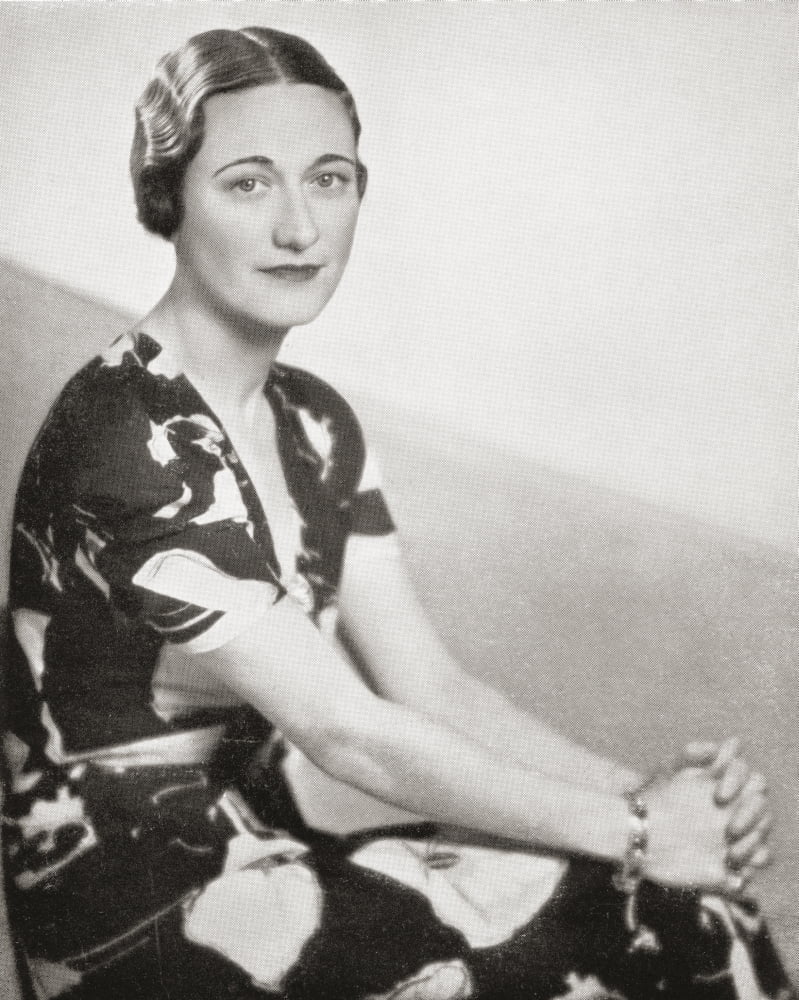 Wallis Simpson Previously Wallis Spencer Later The Duchess Of Windsor 1896 - 1986 American Socialite Whose Third Husband Prince Edward Duke Of Windsor Formerly King Edward Viii Abdicated His Throne To