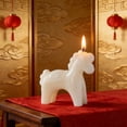 thumbnail image 4 of Bwiyojiz Home Decoration Holiday Products News Year Colt Scented Candle Gift Ornament, Gifts for Sisters, White, 4 of 6