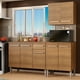 thumbnail image 2 of Cocina Integral Completa Madesa Emilly Free 169cm Marrón, 2 of 7
