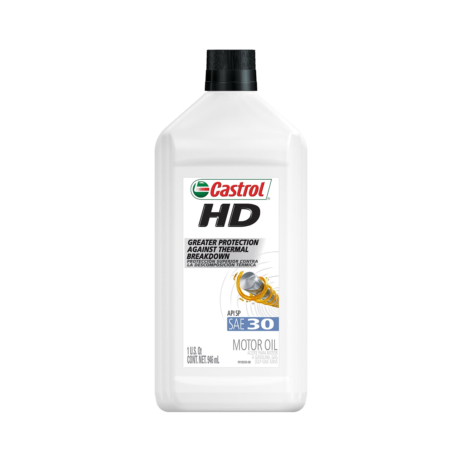 Castrol HD 30 Monograde Conventional Motor Oil, 1 Quart