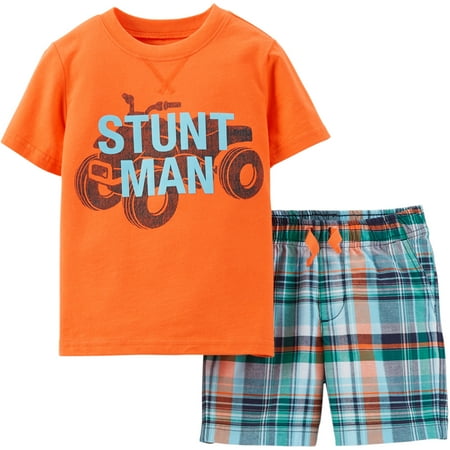 carter tshirt mine toddler shorts outfit child boy baby