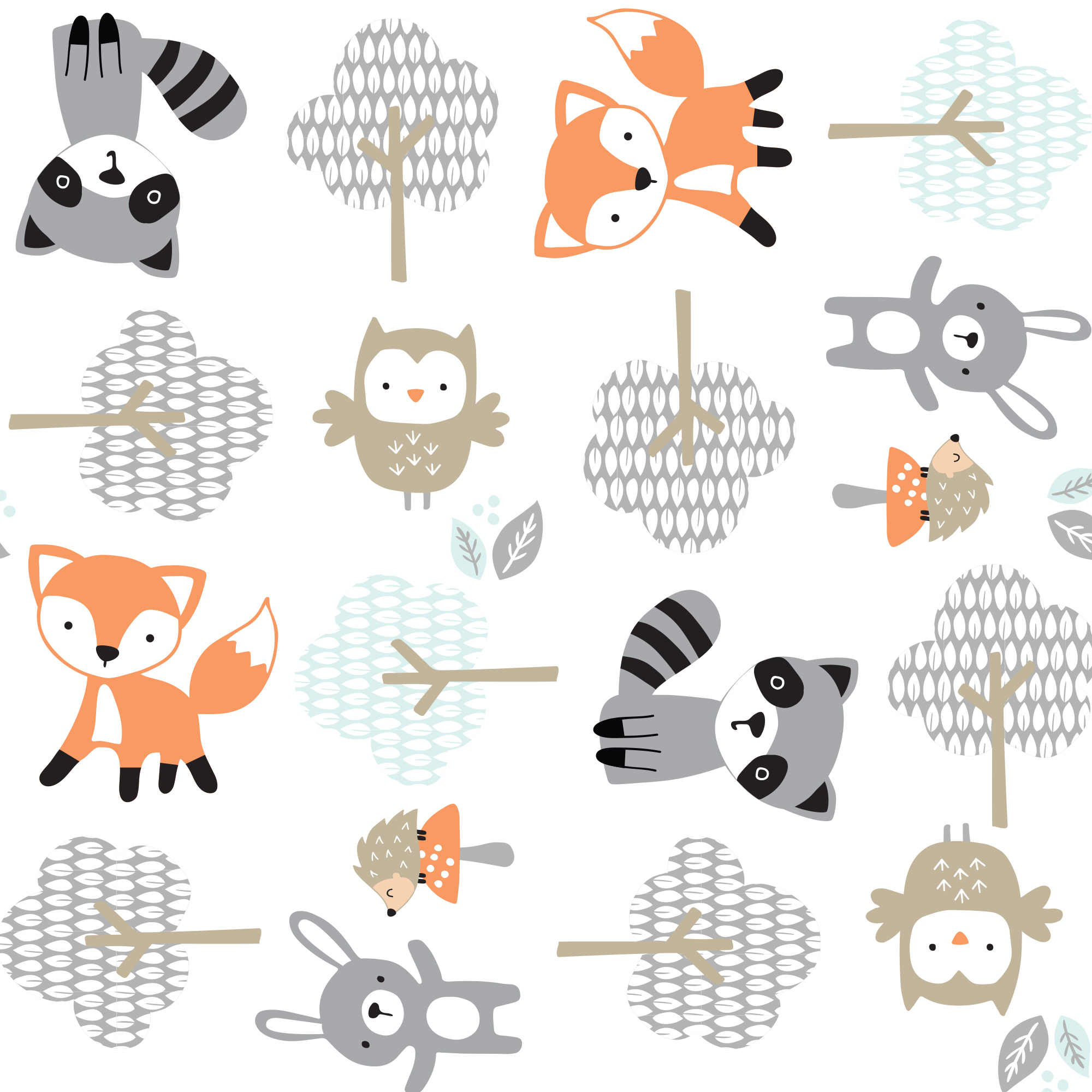 Bedtime Originals Woodland Friends Fitted Crib Sheet photo 5
