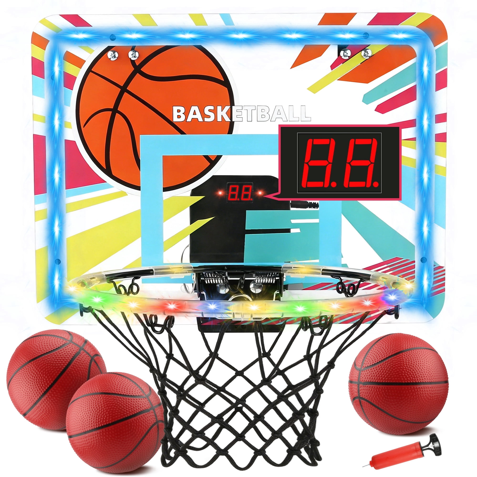 Tekk Pro Edition Dunk Miniature Basketball, Slam Indoor Nate