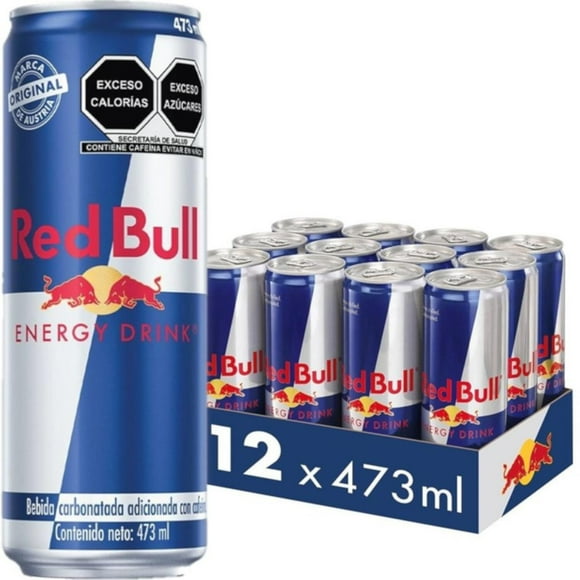 Pack de 12 Energizante Red Bull 473 ml