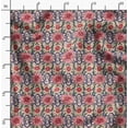thumbnail image 2 of Soimoi Polyester Fleece Beige Fabric By the Yard - 56 Inch Wide - Florals Print Fabric - Elegant and Timeless Patterns for Fashion and Home Decor Printed Fabric, 2 of 6