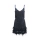 thumbnail image 1 of Vestido Bellabarnetten Kamo Minivestido con lentejuelas y flecos, 1 of 7