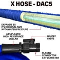 thumbnail image 3 of Xhose Garden Hose Tuyau Flexible Extensible Tuyau d'Eau Tuyau en Fibre Dac Résistant aux Intempéries 25 Pieds, 3 of 7