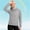 Gray, variant on Boys Sun Protection Jackets, Hooded Zipper Long Sleeve Sports Rash Guard Blue Size 10-12T