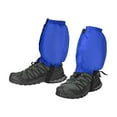 thumbnail image 2 of Gaiters de pierna Uxcell, cubiertas de zapatos impermeables, gaiter ajustable para botas de nieve, azul, 2 of 6