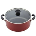 thumbnail image 2 of Farberware 12-Piece Easy Clean Nonstick Pots and Pans Set, Cookware Set, Red, 2 of 14