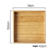thumbnail image 2 of Bandeja de Bambú Antideslizante para Baño, Accesorios de Baño de Bambú Premium, Bandejas de Baño, 2 of 5