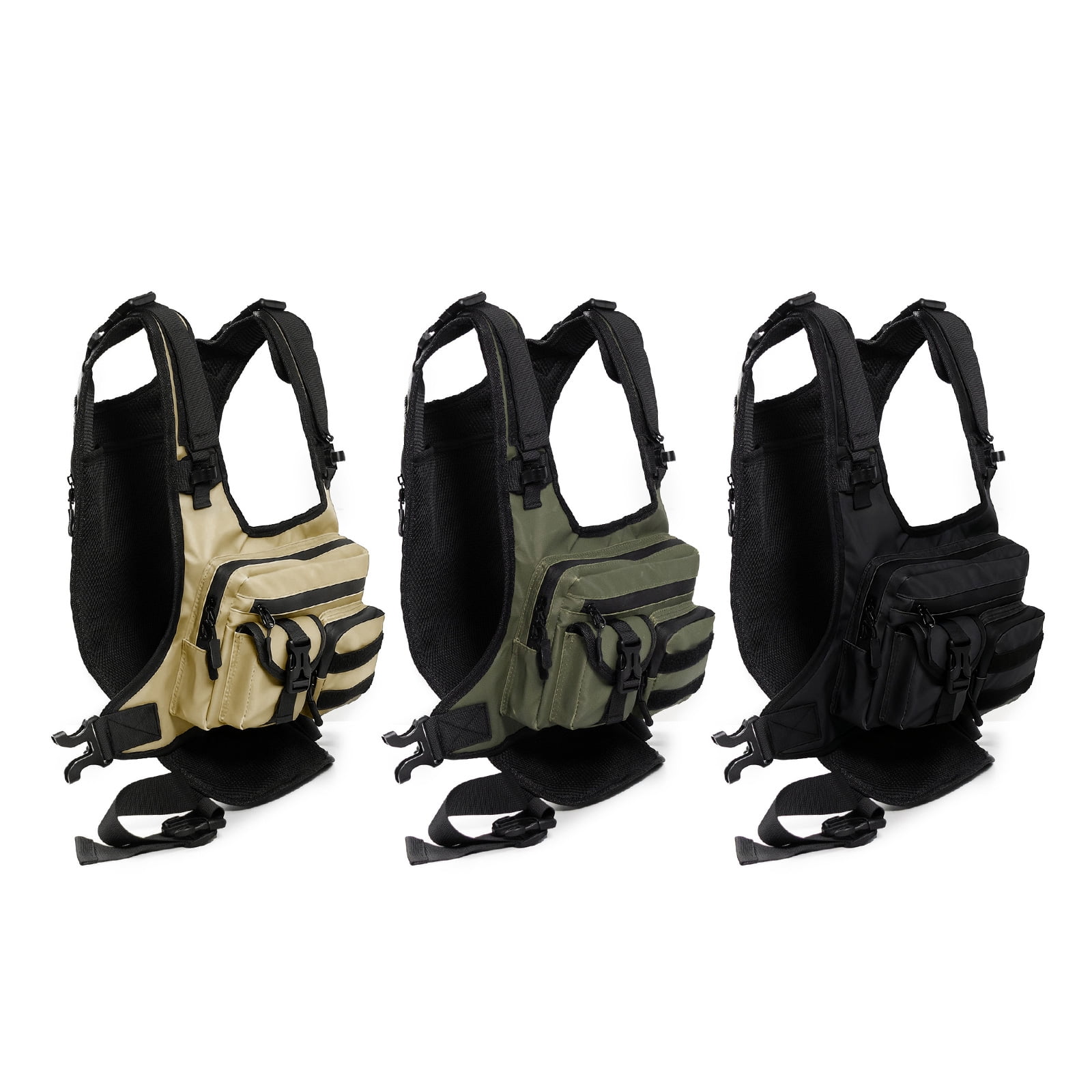 Travel Outdoor Storage Bag Vest Pack Feature Front Panels Perfect For Running Training Biking Backpacking