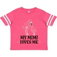thumbnail image 3 of Inktastic My Mimi Loves Me Flamingo Girls Toddler T-Shirt, 3 of 5