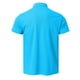 thumbnail image 3 of Camisas Y Playeras Camisa de algodón para hombre Camisa de solapa de manga corta de color sólido de moda casual (Light Blue, XXL), 3 of 5