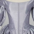 thumbnail image 6 of DAIZBELLA Renaissance Dress for Women Victorian Edwardian Dress Set Puff Sleeve Corset and Long Skirt, S, 6 of 8