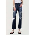 thumbnail image 4 of Flying Monkey - Super High Rise Distressed Straight Cropped Jeans (28" Inseam) - F4369, 4 of 11