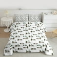 thumbnail image 2 of Manfei Wildlife Duck Queen Comforter Set for Kids, Rustic Farmhouse Animal Bedding Comforter Set, Plant Botanical Reversible Bedding Set, Microfiber Bedroom Decor, 3 Pieces, 2 of 8