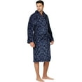 thumbnail image 3 of Intimo Men's Paisley Corel Robe, 3 of 5