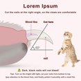 thumbnail image 2 of Cortaúñas para gatos CHAO con LED Blood Line tijeras profesionales para uñas de perros con lima de uñas, 2 of 5
