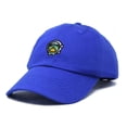 thumbnail image 5 of Dalix Cosmic Frog Embroidered Womens Cotton Dad Hat Baseball Cap Adjustable in Royal Blue, 5 of 5