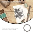 thumbnail image 4 of OUNONA 100Pcs Silver Twisted Jump Rings for Jewelry Making Connectors Christmas, 4 of 5
