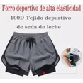thumbnail image 4 of Biker Mini Short Deportivo Mallas Licra Hombre Gym Ejercicio, 4 of 8