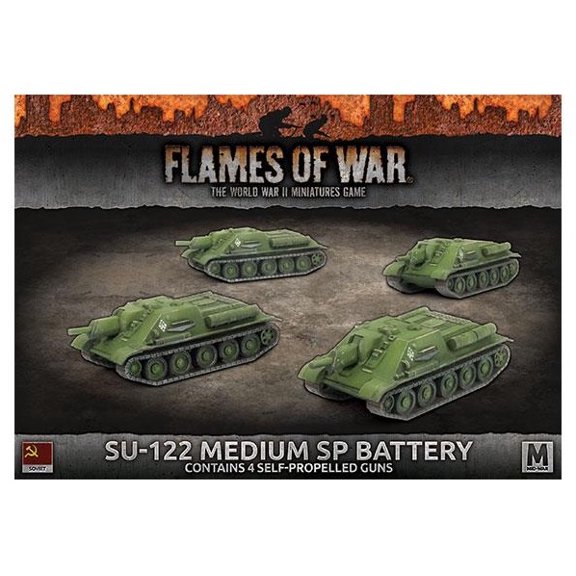 Battlefront Miniatures SU-122 Medium SP Battery New