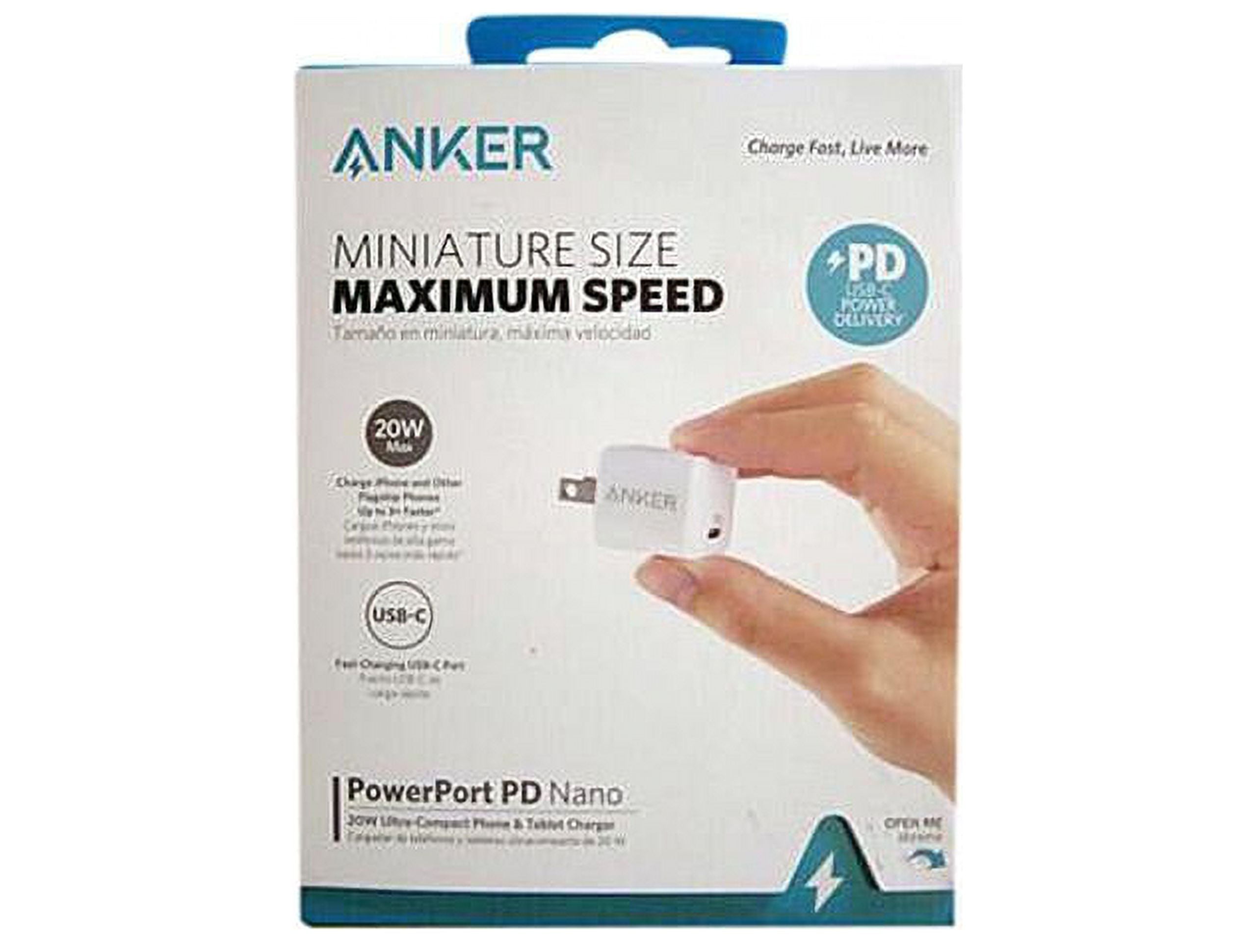 Anker - PowerPort PD Nano 20W USB-C PD - White