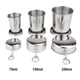 thumbnail image 2 of Cateissary Frascos de agua de acero inoxidable duraderos taza de café de viaje taza portátil agua café al aire libre vaso de té botella plegable Type6 NO6 Cateissary JJ13453-03, 2 of 6
