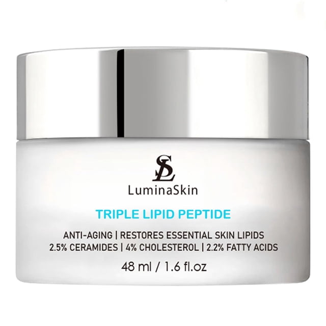 Crema antienvejecimiento LuminaSkin Triple Lipid Peptide