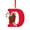 D, variant on 26 Letter Ornaments for Christmas Tree Decoration - Personalized Hanging Pendant Xmas Alphabet for Christmas Initial Ornament 2025, DIY Craft Ornaments,Original Gifts for Family Friends