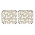 thumbnail image 7 of Xecao Rabbit And Flower for Foldable Car Sun Shades (2-Pack) offer sun protection with an easy-fold design for convenient windshield shading., 7 of 7