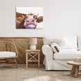thumbnail image 3 of Stupell Industries Rustic Lodge Cute Cow Close Up Canvas Art, 20 x 16, by George Dyachenko, 3 of 8