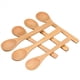 thumbnail image 2 of 150 Piezas Mini Cuchara De Madera Cucharas De Sopa Pequeñas Cucharas De Servir Cucharas De Condimentos Cuchara De Miel De Madera Madera Marrón, 2 of 4