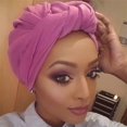 thumbnail image 4 of IDALL Headbands for Women Hair Bands African Turban Head Wraps For Women Solid Womens Turbans And Head Wraps Hair Hats For Women Fashion Accessories Head Scarf C One Size, 4 of 6
