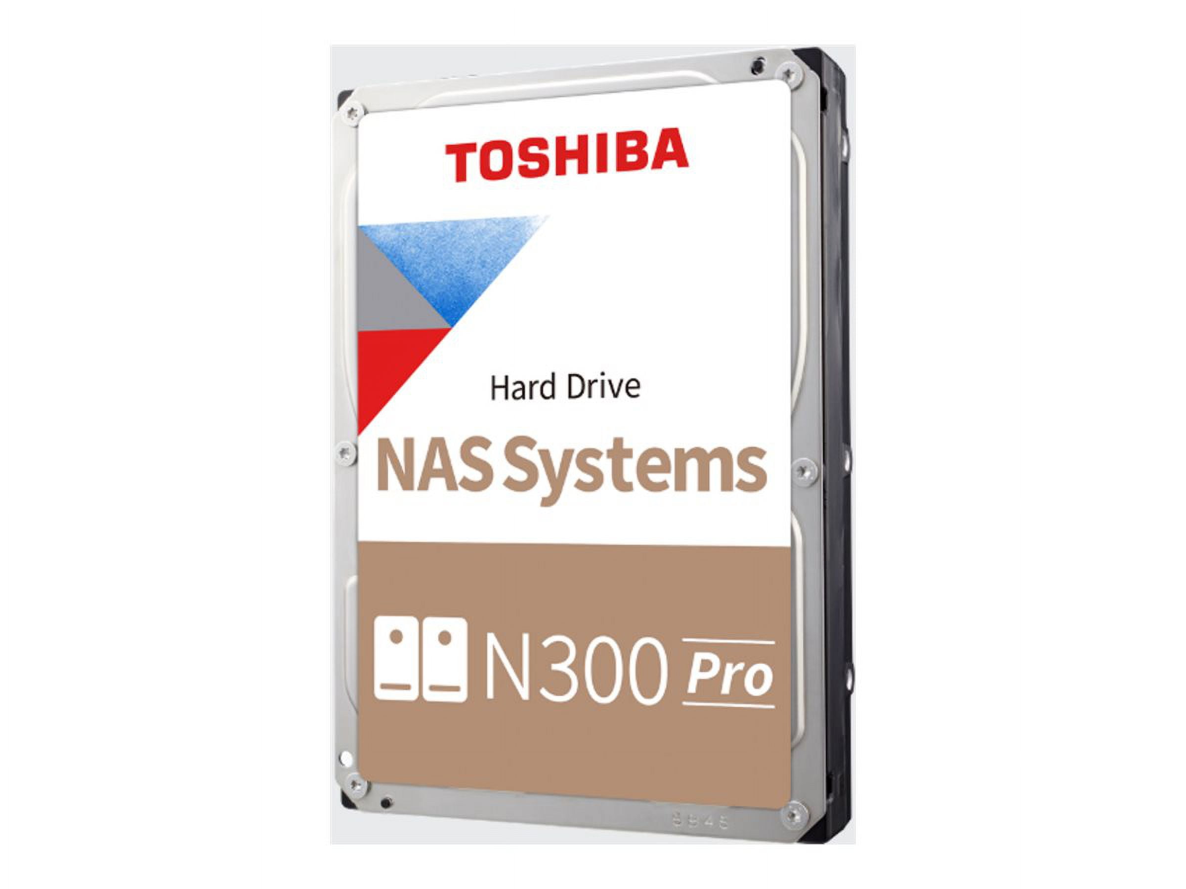 Toshiba N300 Pro NAS HDWG760XZSTB - Hard drive - 6 TB - internal