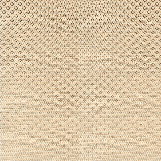 Ahgly Company Tapis d'Intérieur Lavable en Machine Carré Transitionnel Mocassin Beige, 5 Pieds Carré