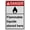 Warning Sign 1, variant on Weatherproof Vertical ANSI Flammable Sign (Iso-octane Extremely flammable Causes irritation See MSDS for health and safety information) 8 in" x 12 in" UV Resistant Indoor Outdoor Workplace Sign