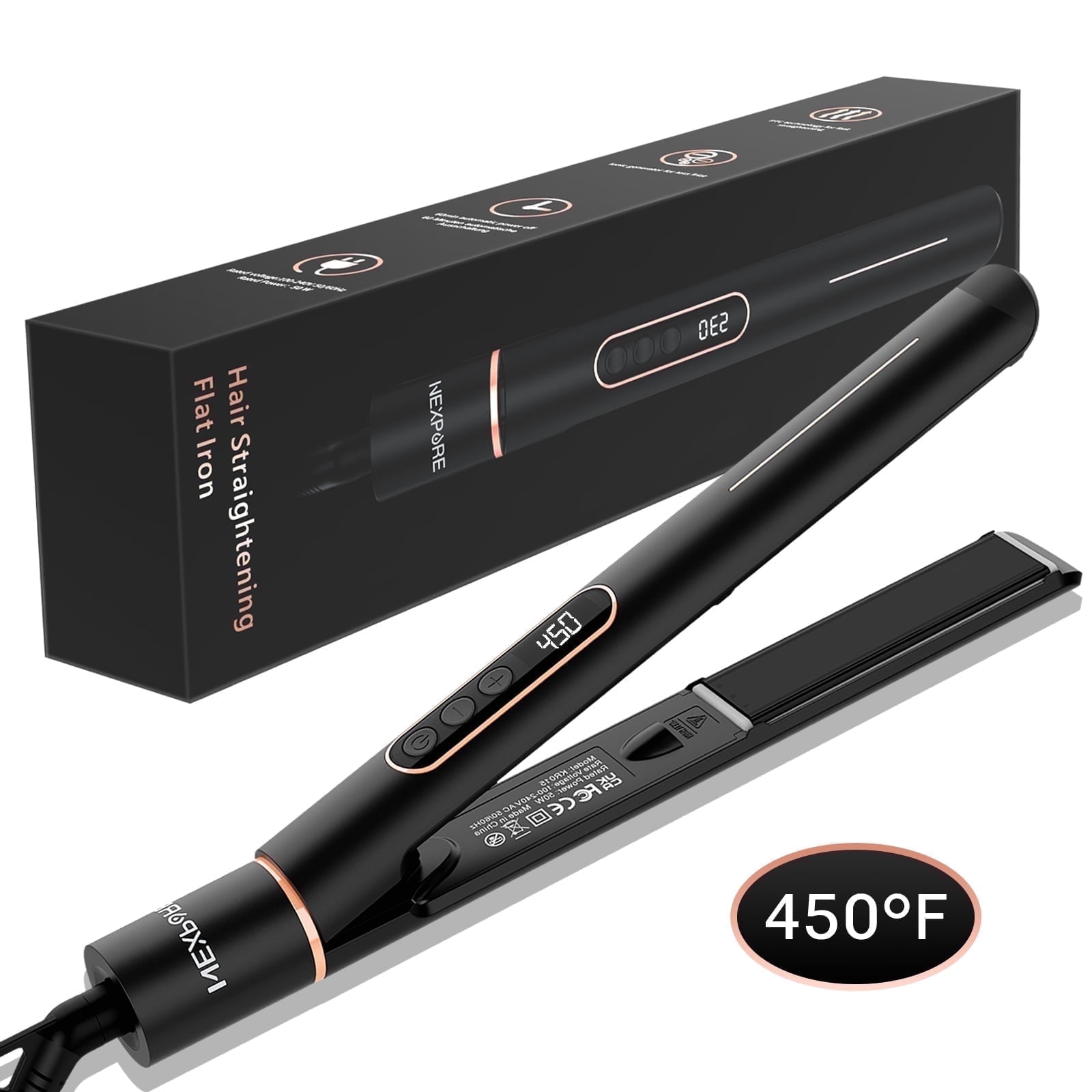 ♦️♦️♦️♦️LA CERAMIQUE SONG♦️♦️♦️♦️ L'ange Hair Le Ceramique 1-Pass Flat Iron Hair Straightener