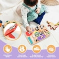 thumbnail image 3 of Juguetes sensoriales de madera Busy Board Potatomato Montessori para niños pequeños, 3 of 6
