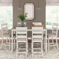 thumbnail image 2 of Ashley Furniture Skempton White Counter Height Dining Table Set - Set of 7, 2 of 11