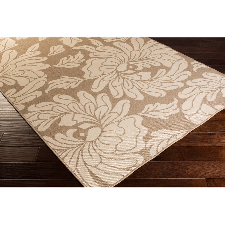 Surya Birch Mountain Floral Indoor Outdoor Rug Walmart Com Walmart Com