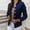 Navy, variant on Women's 2024 Relaxed Fit Blazer Business Long Sleeve Work Blazer Grey XL