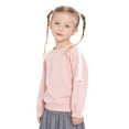 thumbnail image 2 of Wonder Nation Toddler Girls Crewneck Pullover with Bows, Sizes 12M-5T, 2 of 7