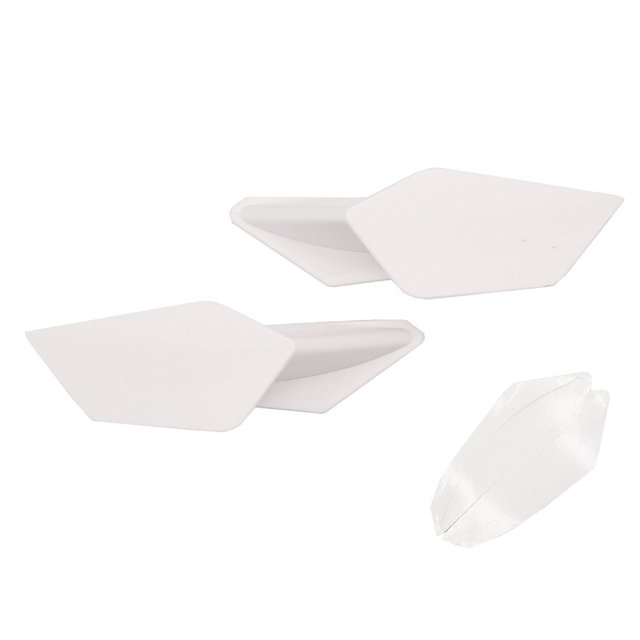 Labymos 2pcs Motorcycle Winglets Kits Aerodynamic Wing Spoiler Universal Modification Accessories